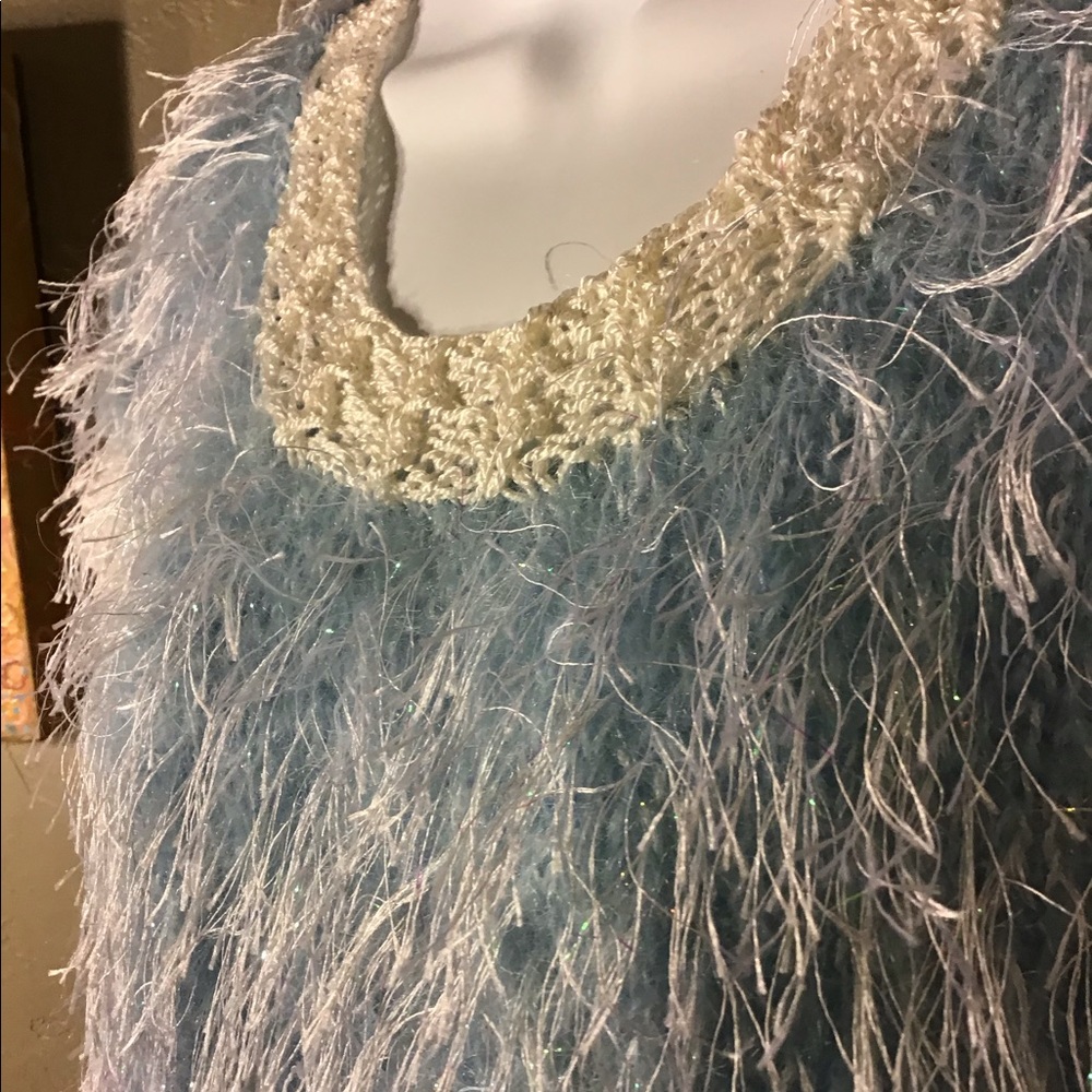 Baby Blue Vintage Sweater - Picture 4 of 5